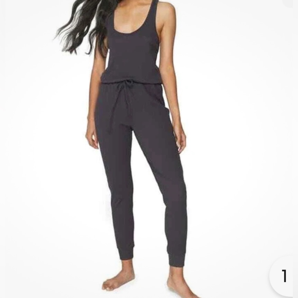 Spiritual Gangster Giselle Ribbed Drawstring Jumpsuit